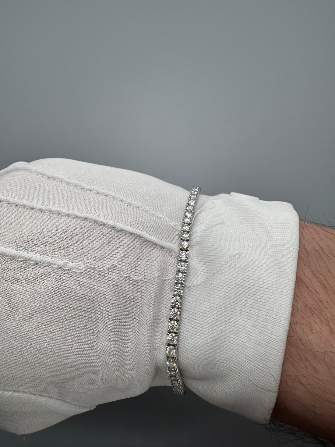 3mm VVS1 Moissanite tennis bracelet