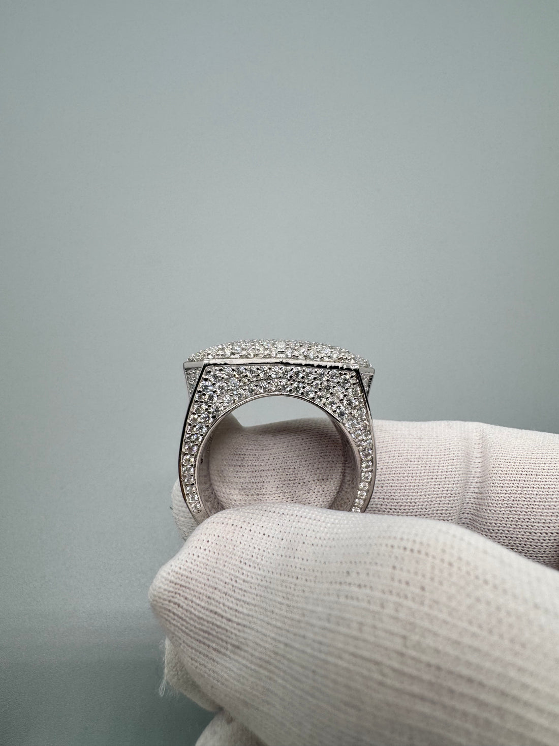 VVS1 Moissanite star ring